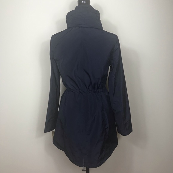 Michael Kors Hooded Anorak Raincoat Dark Navy W - Picture 4 of 5